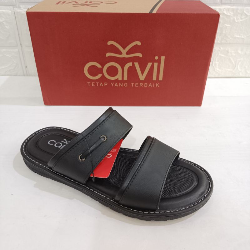 Sandal Carvil Berlion 02 M | sandal kasual Carvil | sandal harian Carvil | Sandal Carvil Ban dua | Sandal Carvil Tali Dua