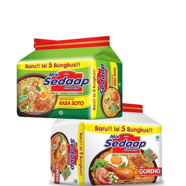 

タ Mie Sedaap Soto 5 x 75 gr + Mie Sedaap Goreng 5 x 90 gr ヤ