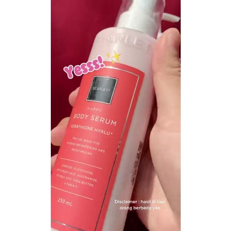 BODY SERUM SCARLETT / VICTORIA SECRET BODY LOTION 236 ML ORIGINAL