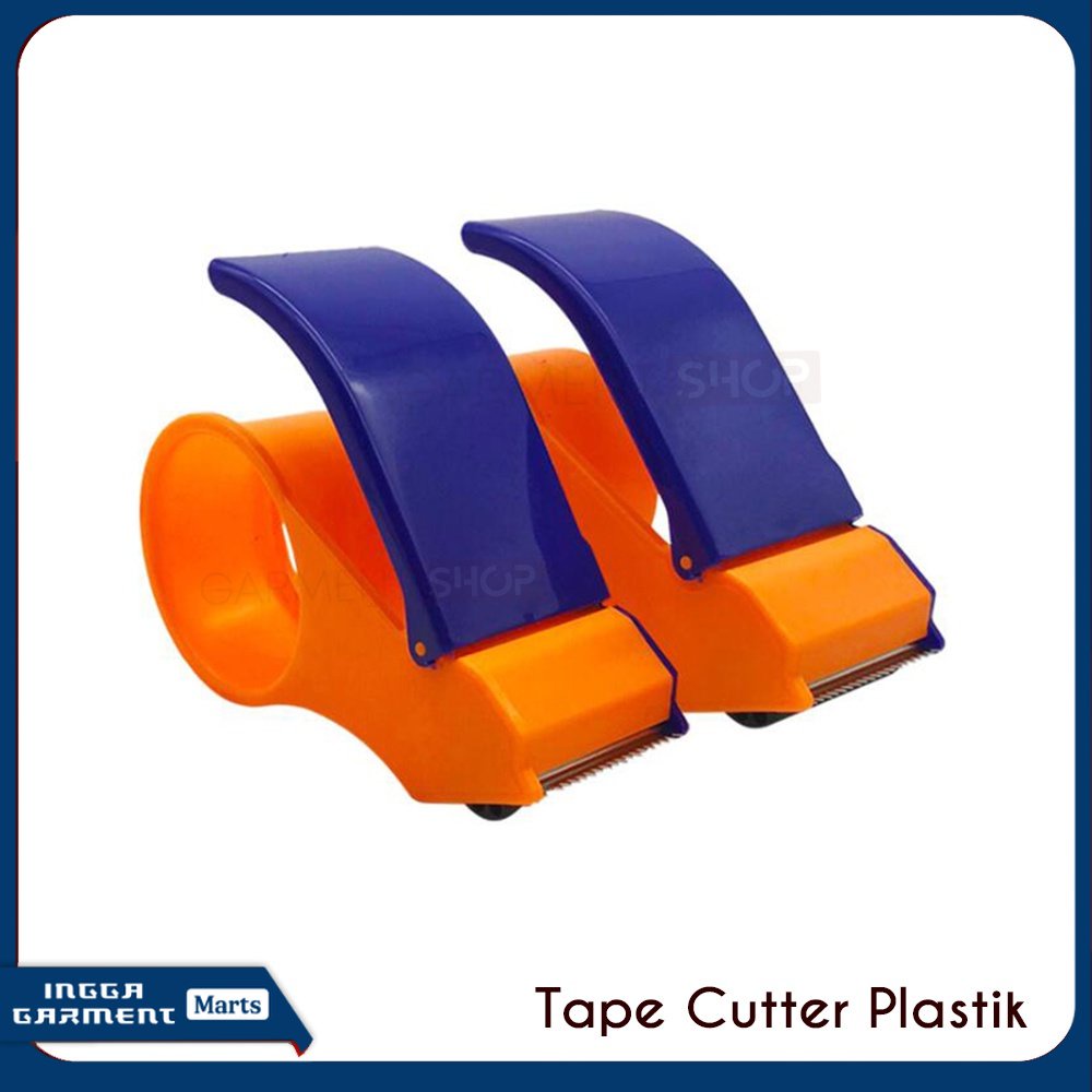 

Dispenser Tempat Lakban 2" INCH Pemotong Isolasi Tape Cutter Plastik