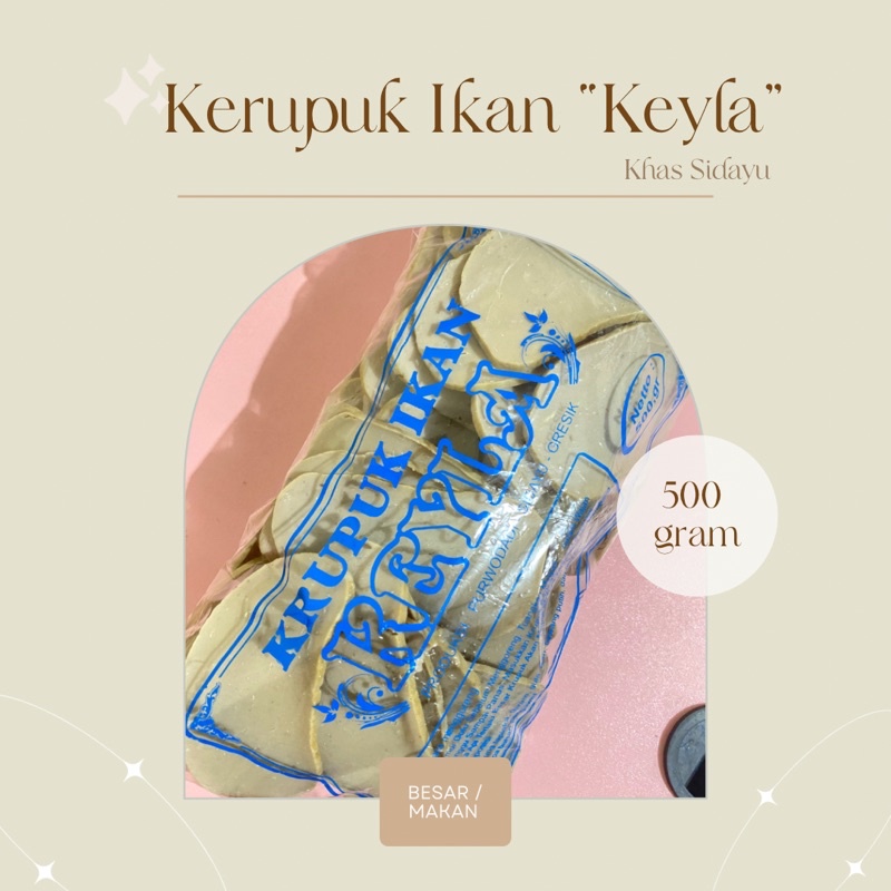 

Kerupuk Ikan (Besar/Makan) 500gram