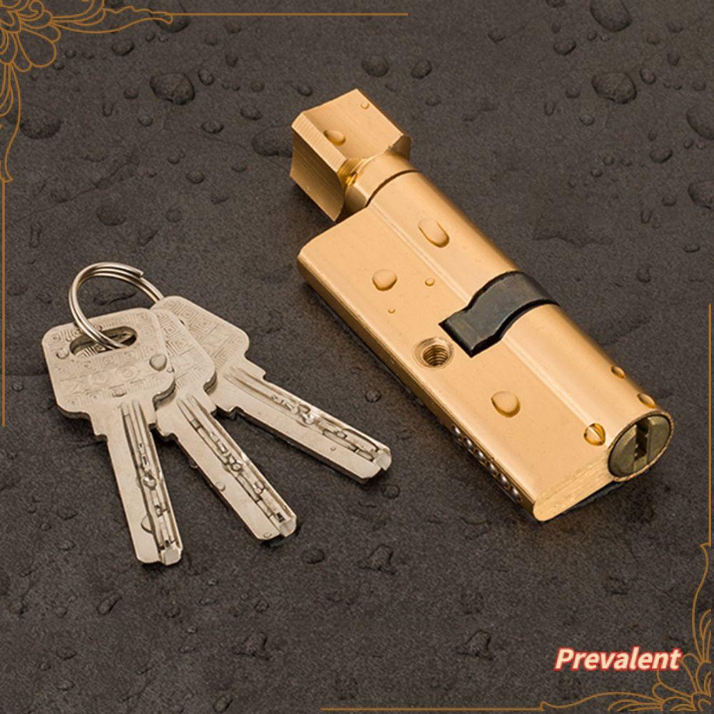 Preva Silinder Pintu Pengaman Rumah 70mm Kuningan 3kunci