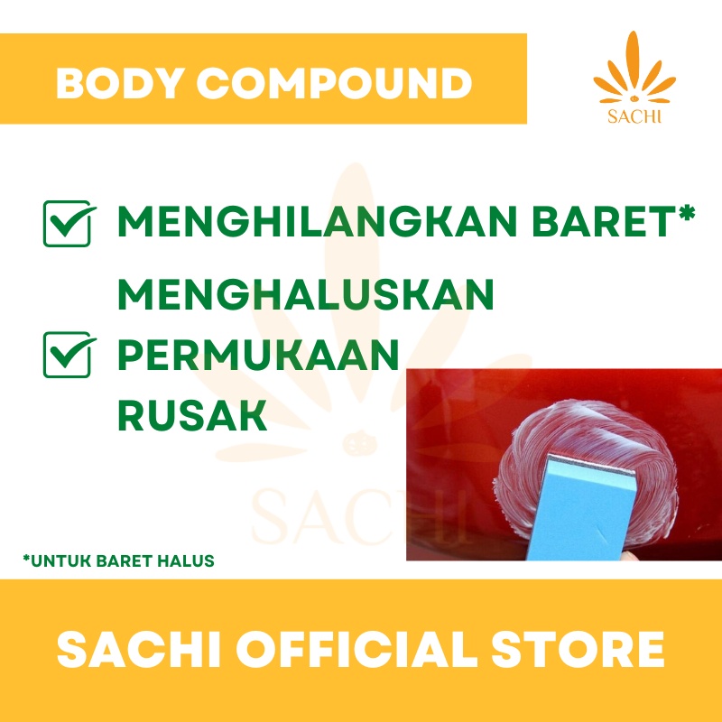 Body Compound Penghilang Baret Lecet Goresan Body Kaca Mobil Motor Helm Wax Coating Repair Auto Care Polish Kit Rubbling Compon Kompon Compond Poles Pemoles Pengkilap Body Bodi Motor Mobil
