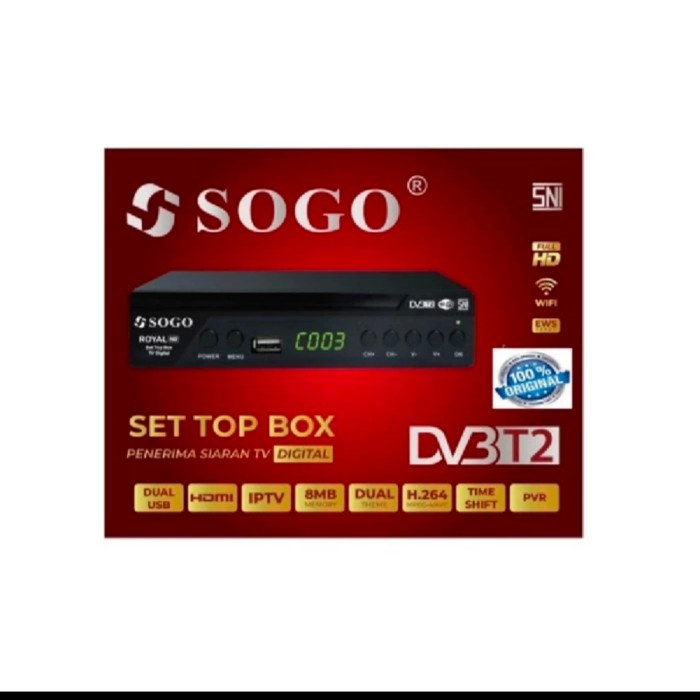 TERLARIS set top box tv digital/set top box sogo /SET TOP BOX TV DIGITAL/SET TOP BOX MATRIX/SET TOP