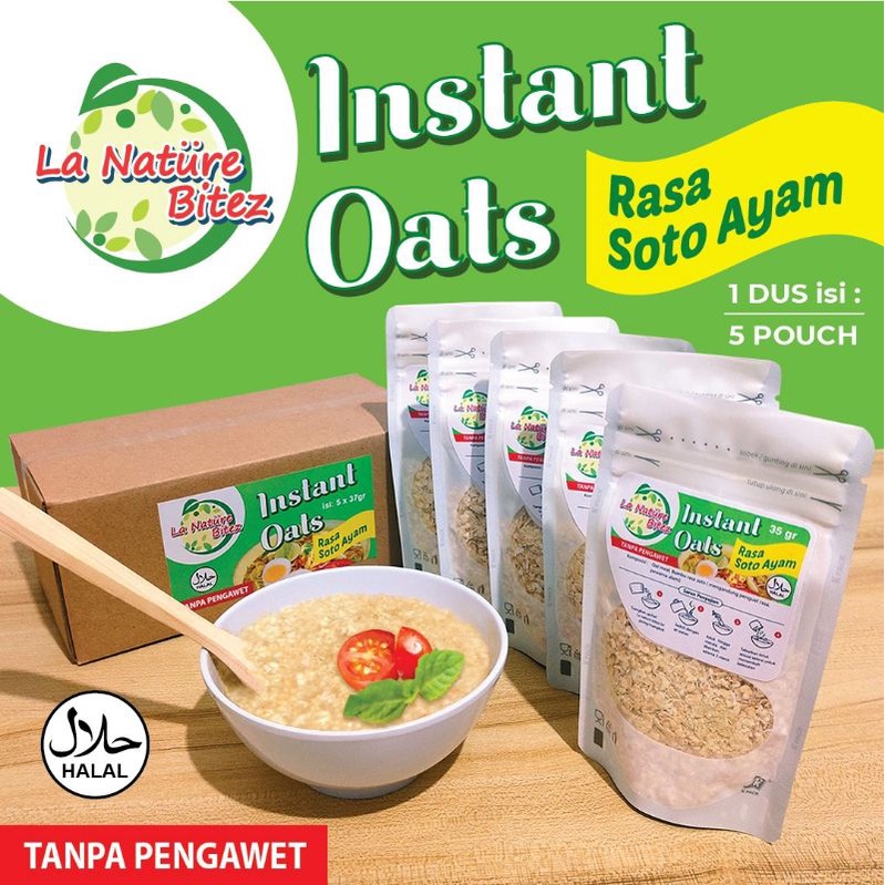 

Oats rasa soto (isi 5 bks)