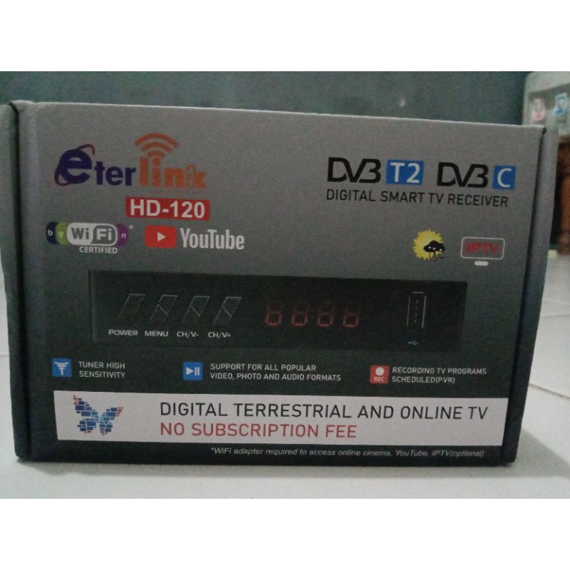 STB Eterlink HD-120 (Semua Channel Dapat)
