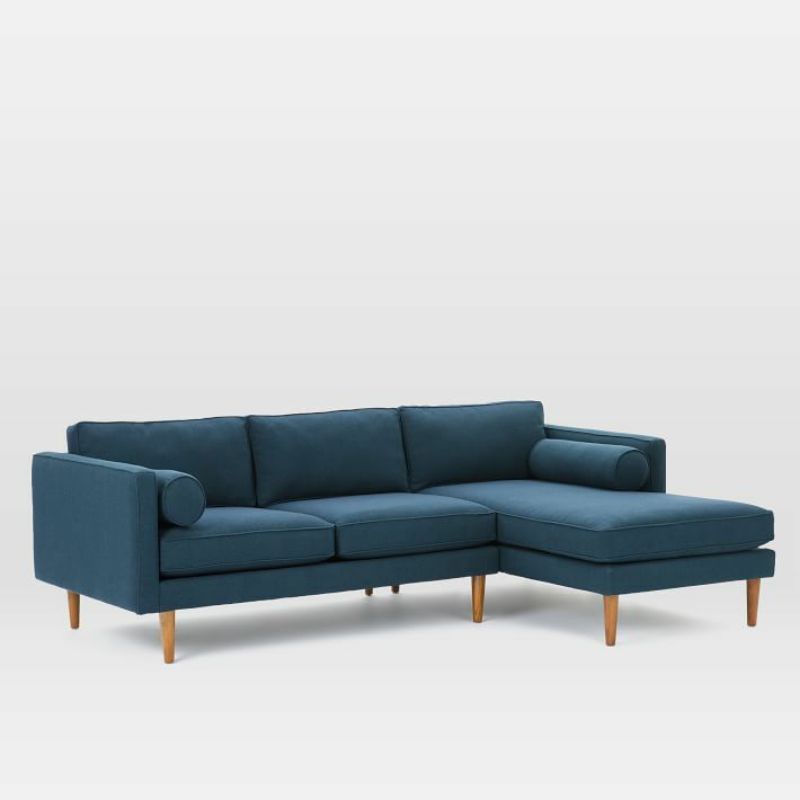 sofa L Minimalis kaki kayu sofa L Rani modern minimalis