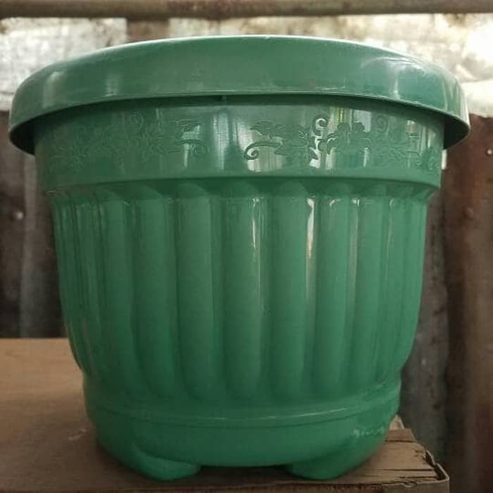 Pot NKH Nikita 30 Hijau POT 30 Pot Bunga Plastik