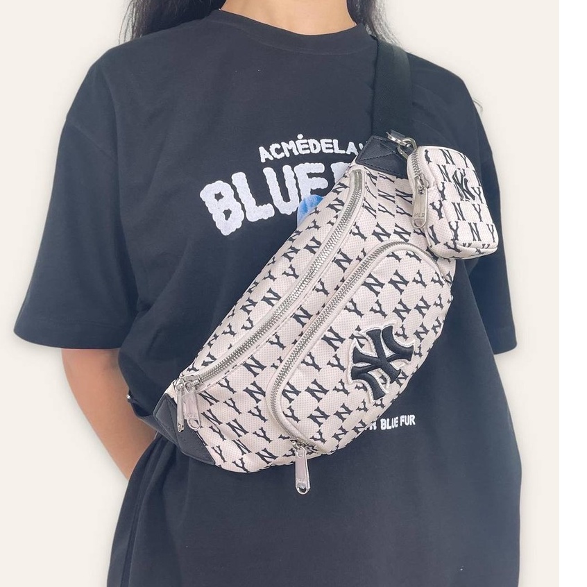 MLB NY White/Blue Monochrome Waist Bag ORIGINAL