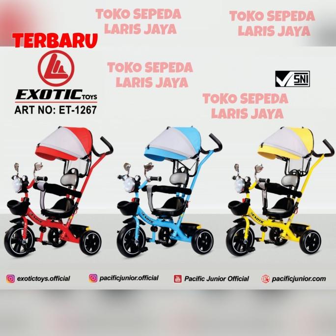 Sepeda Roda Tiga Exotic Et 1267 Terbaru , Sepeda Anak Roda Tiga Exotic #Original