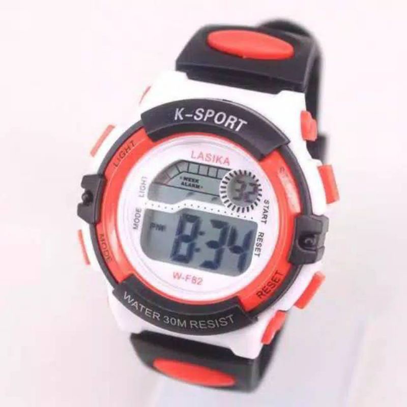 (Terima Cod)Jam Tangan unisex Lasika WF-82 Original Anti Air Strap Rubber/Karet(Dikirim Jakarta)