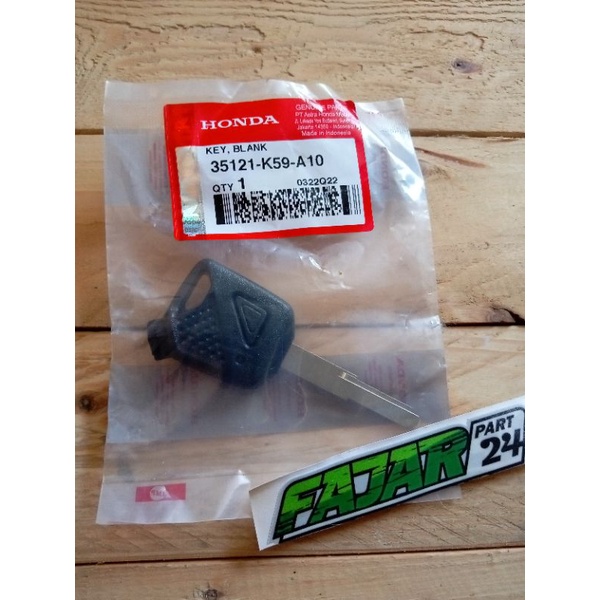 35121-K59-A10 KUNCI KONTAK KEY BLANK KUNCI REMOTE REMOT VARIO 150 OLD SCOOPY FI 2015-2017 35121 K59 