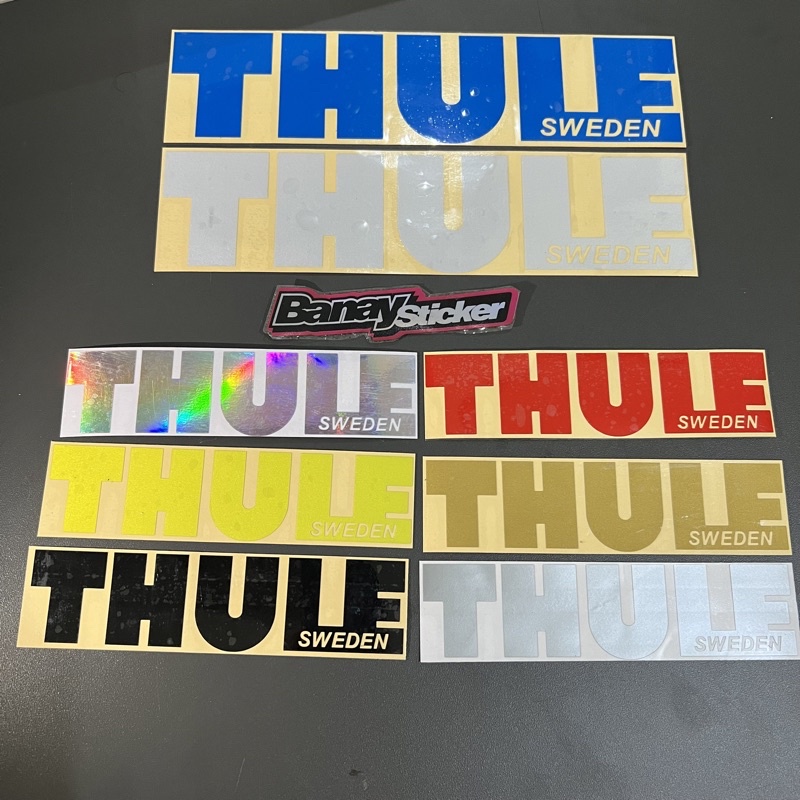 Sticker ROOF RACK ROOF BOX Stiker THULE Cutting