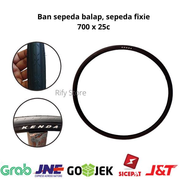 Ban Sepeda Balap Fixie Road Bike 700 X 25C Kenda