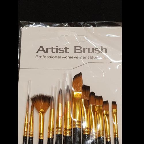 

Paintbrush Kuas Lukis 1Set 12 Pcs Kualitas Best Seller
