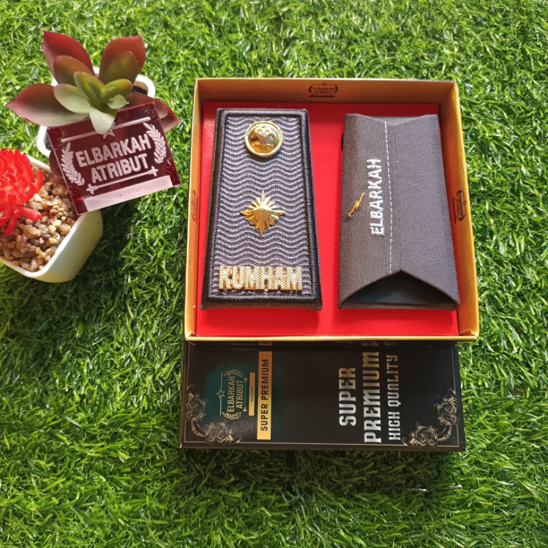 PANGKAT PDH PDU KUMHAM GOLONGAN 3D KEMENKUMHAM / POLSUSPAS / IMIGRASI KUALITAS SUPER PREMIUM
