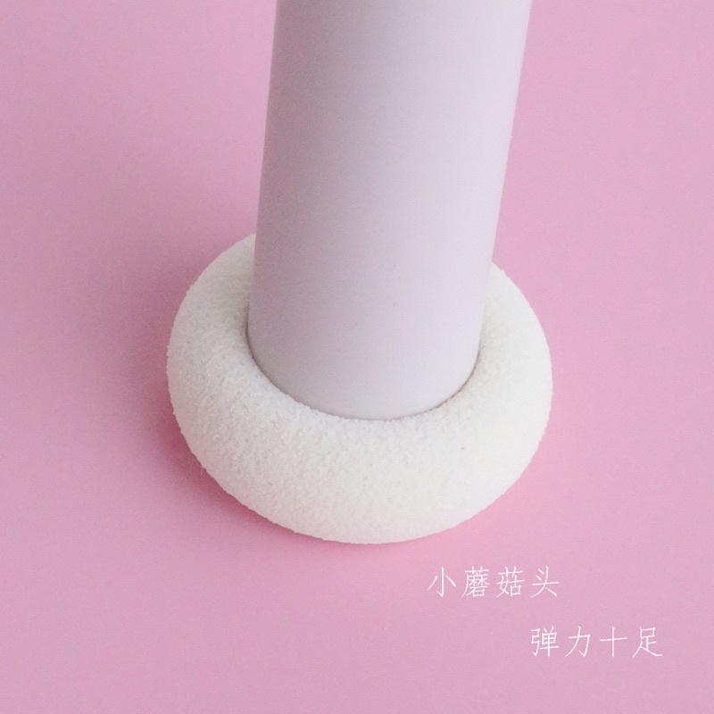 Small Mushroom Concealer Brush For Spots Acne Marks Dark Circles Soft Sponge Powder Puff Wet &amp; Dry Use Contour Makeup Brushes