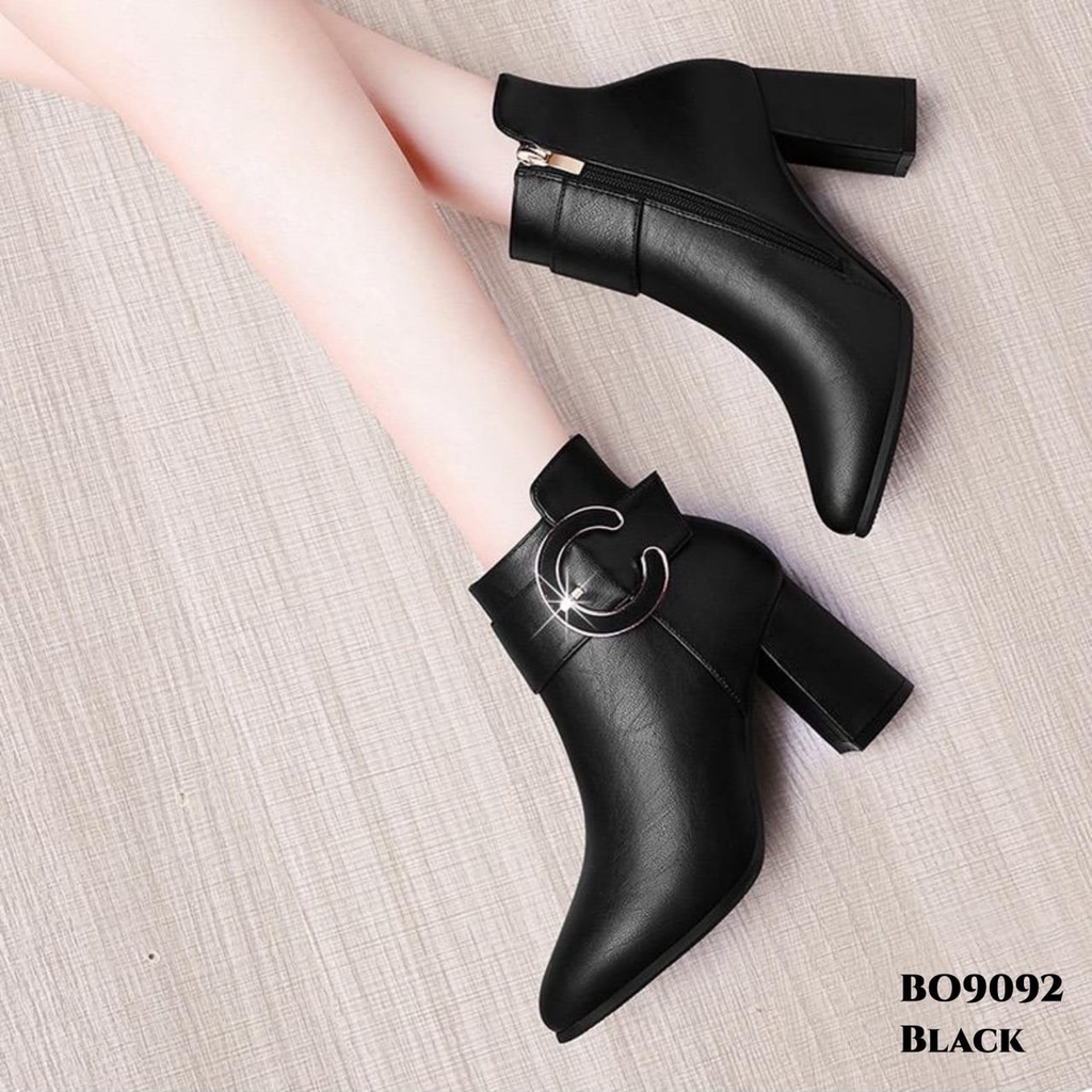 PRF Sepatu Boots Flat Fashion Korean BO9092