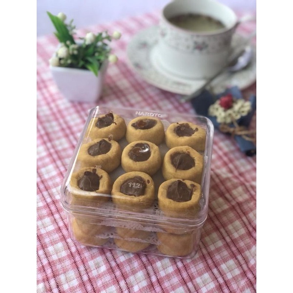 

Nutella Thumbprint Wijsman Butter Wisman Kue Kering Premium Cookies