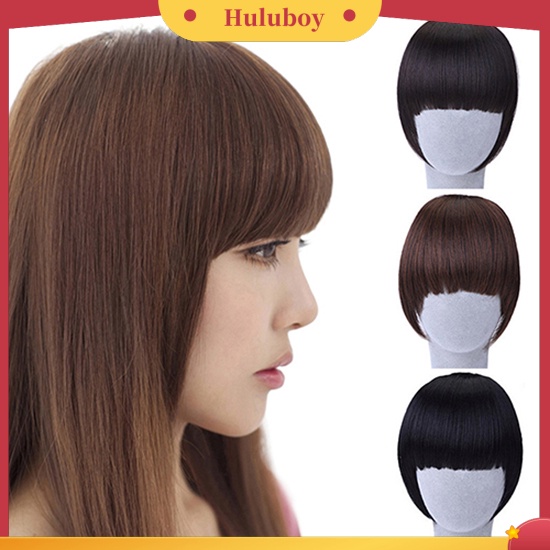 Wig Poni Palsu Model Lurus Dengan Klip on Untuk Wanita