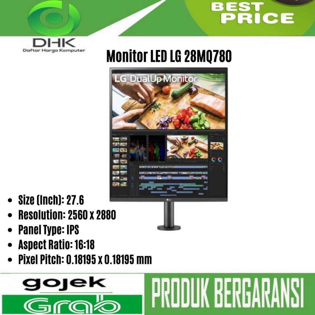 Monitor LED LG Dualup 28MQ780-B