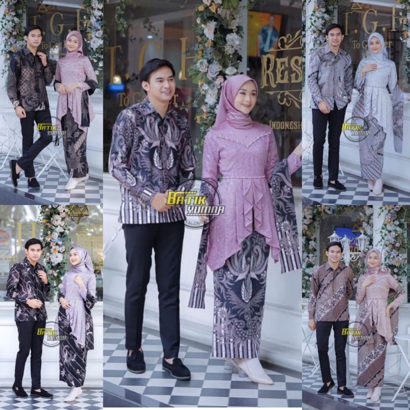Seruni couple || couple kebaya batik original best seller