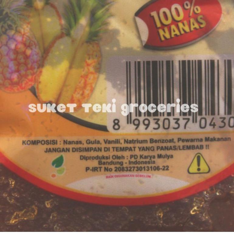 

[PRODUK KW8YD] Isian Nastar / Selai Nanas Nastar Donny California 500gr READY Gosend ZTV
