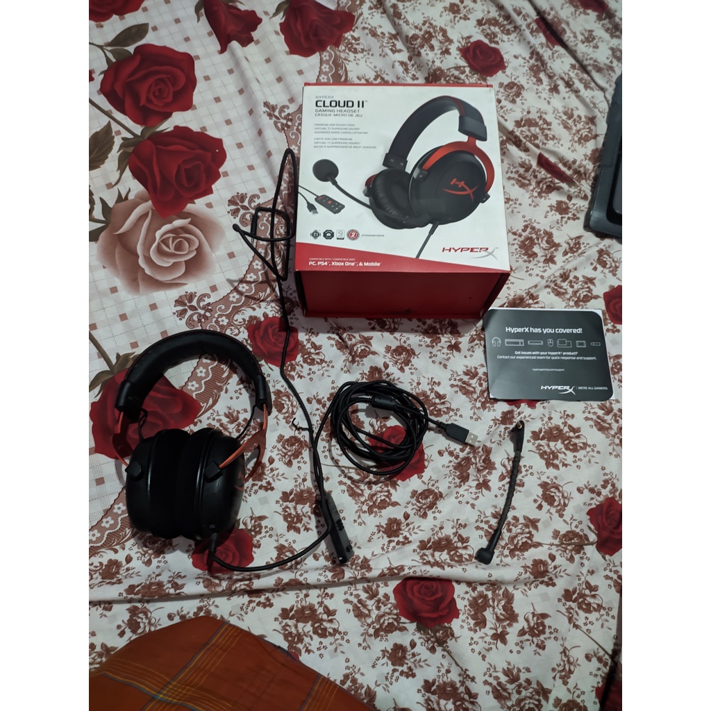 Hyper X Cloud 2 second like new + Soundcard