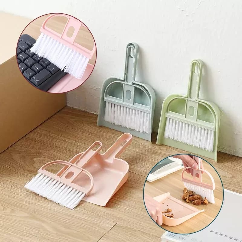 SAPU PENGKI MINI SET SERBAGUNA SAPU MINI DUSTPAN SET SEROKAN / SAPU DEBU MOBIL KEYBORD PERABOT RUMAH