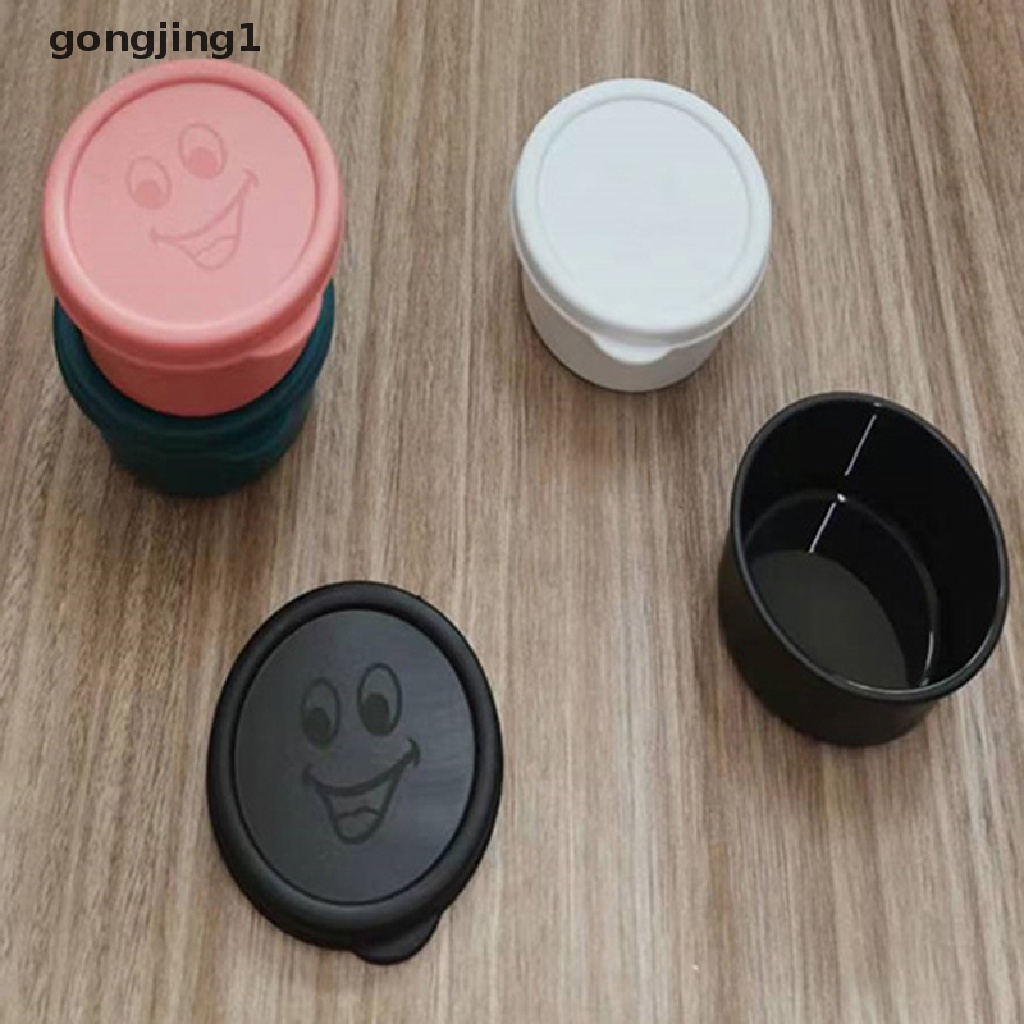 Ggg Reusable Sauce Container Cup Kotak Makan Dengan Tutup Wadah Penyimpanan Makanan Kecil ID