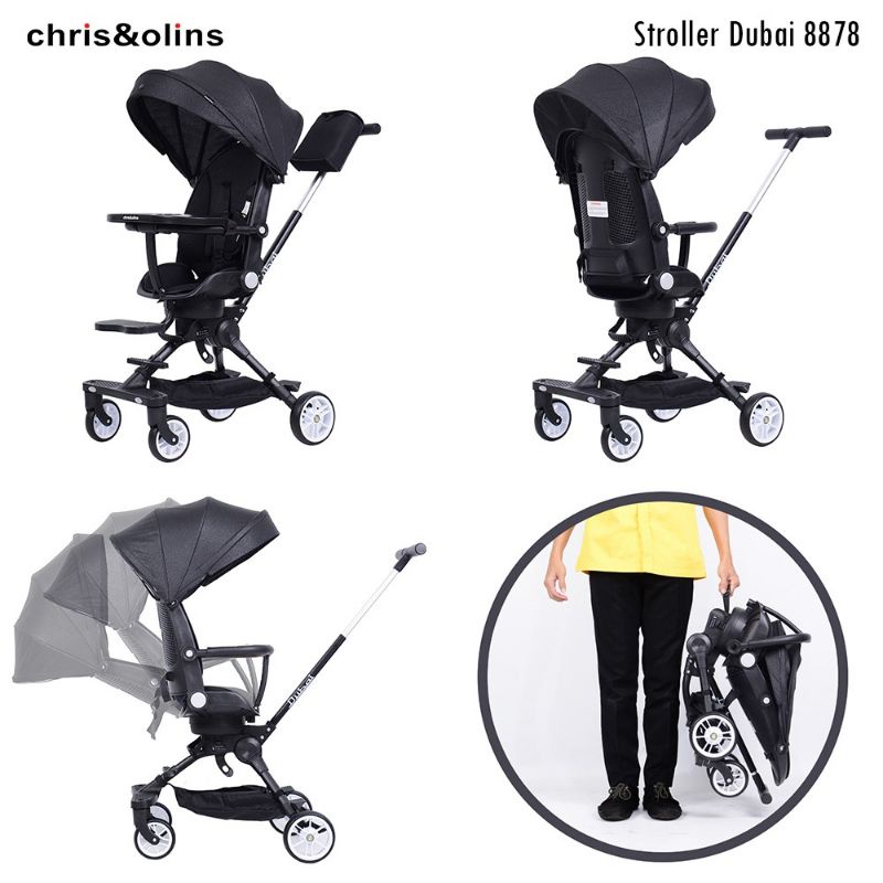 Chris&amp;Olins Stroller Dubai Reversible Light Travel &amp; Lyon 8876