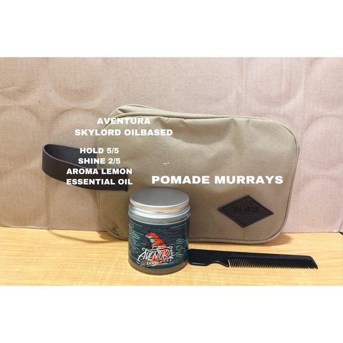 POMADE AVENTURA SKYLORD OILBASED ORGANIC BEESWAX + FREE SISIR SAKU