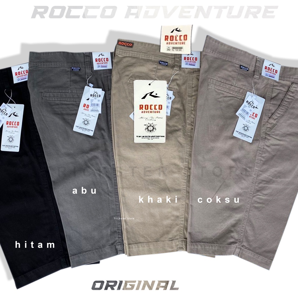 Celana Pendek terbaru ROCCO ADVENTURE  Kanvas Pendek NOn streach premium distro