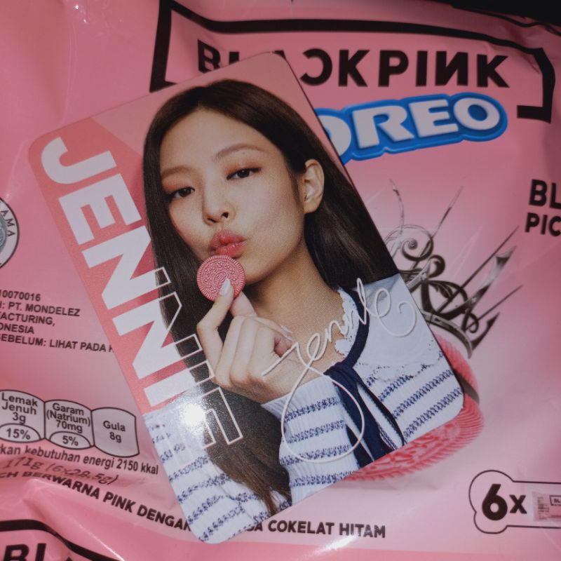 Photocard BlackpinkxOreo Jennie Official