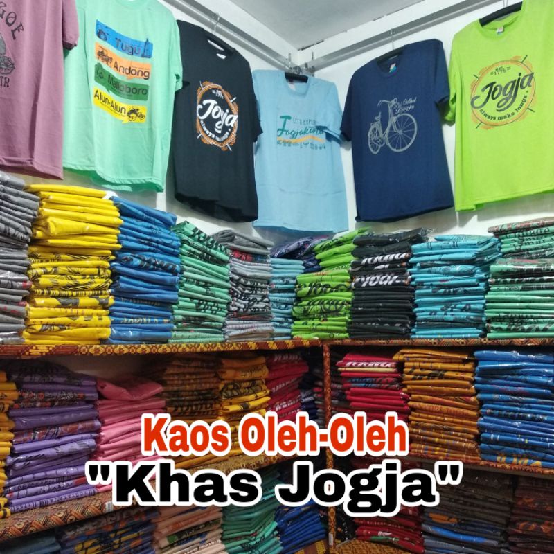 Kaos Oleh-Oleh Khas Jogja Malioboro Yogyakarta