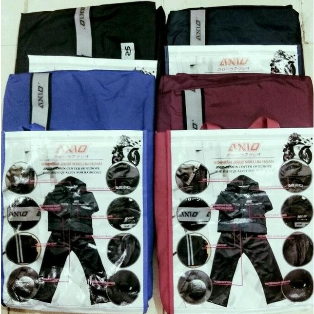 Jas Hujan Axio Europe Original 882 100% Asli