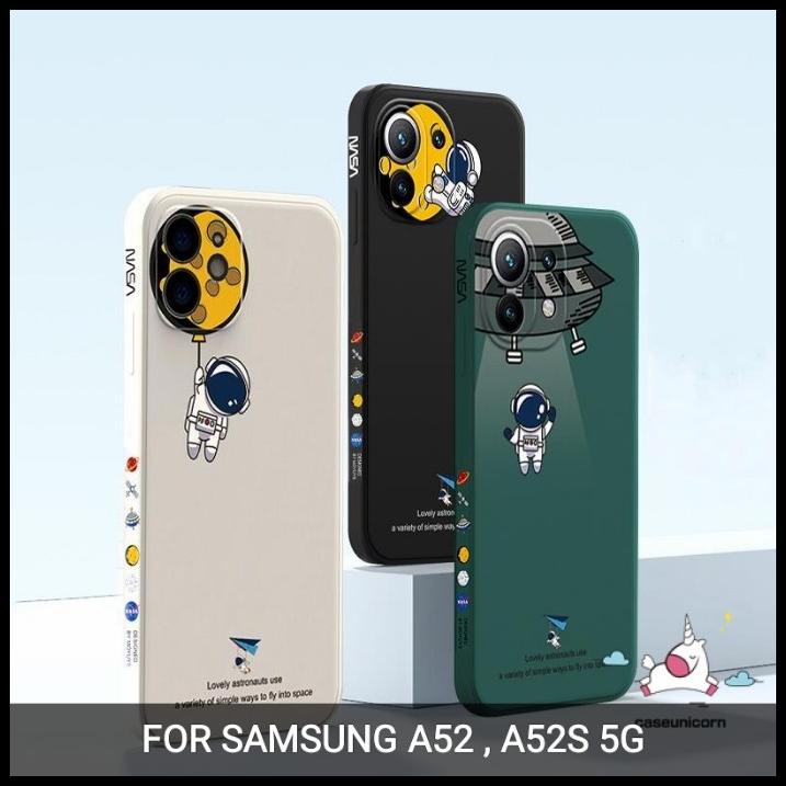 Case Samsung A52 , A52S 5G Softcase Motif Nasa Silikon Casing Lentur