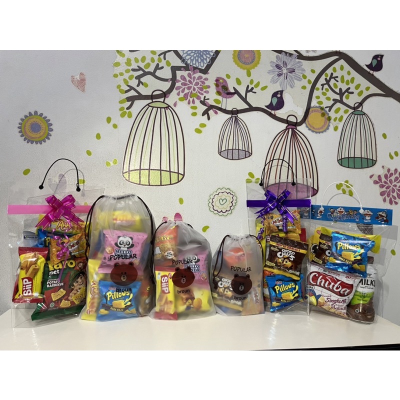 

bingkisan snack ulang tahun anak
