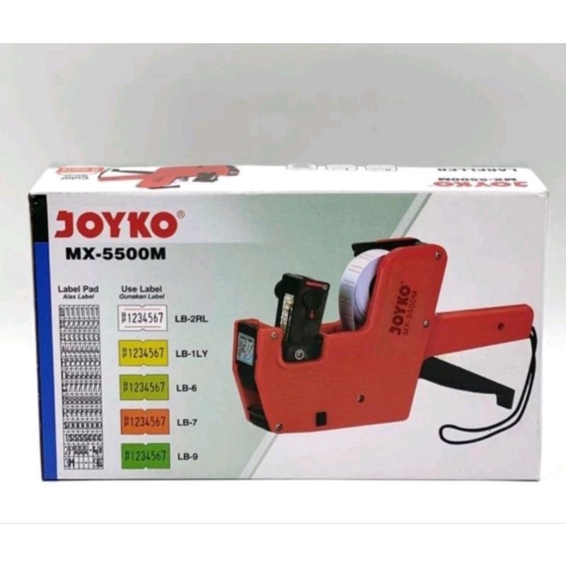 

Alat Mesin Label Harga / Price Labeller Joyko 1 Baris 8 Digit MX-5500M