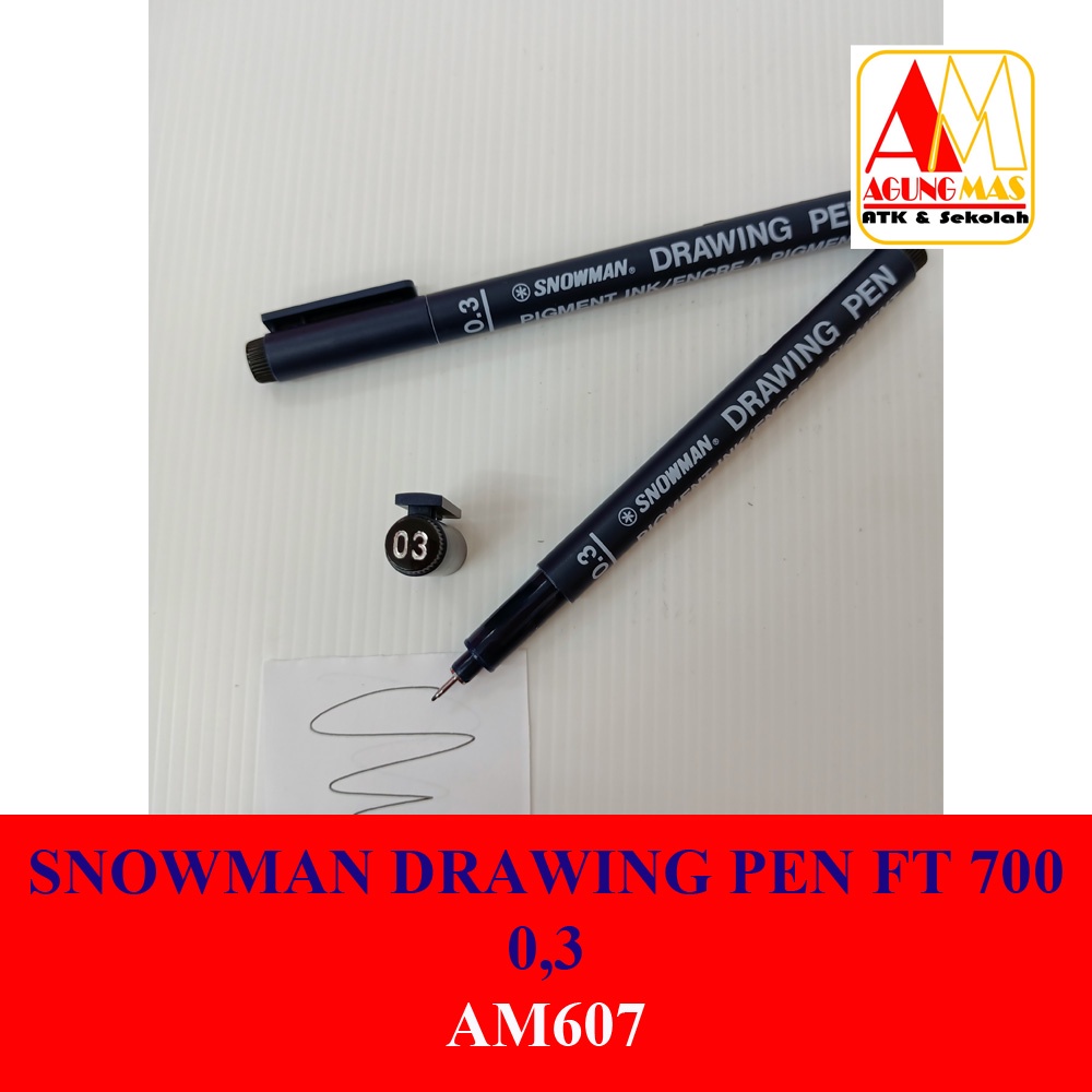 

SNOWMAN DRAWING PEN FT 700 0,3