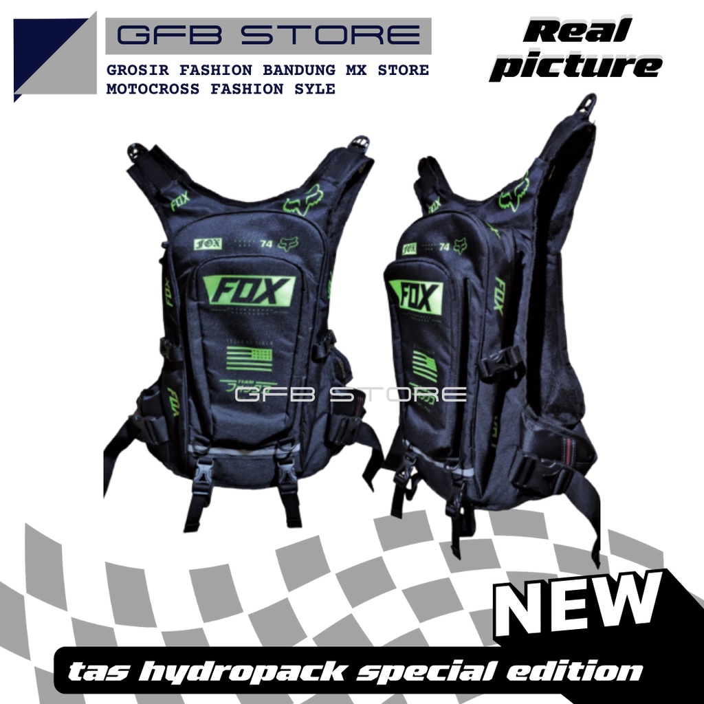 Tas Punggung Sepeda Hydropack motocross trail Murah berkualitas dan Elegant Full Printing