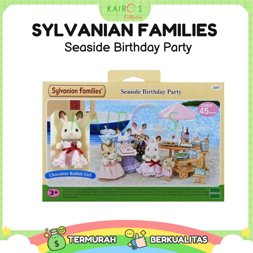 Sylvanian Families Seaside Birthday Party