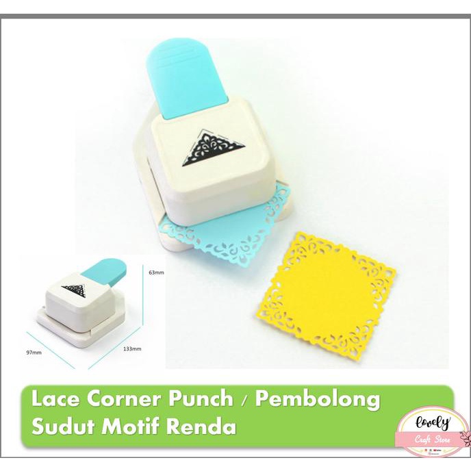 

Corner Lace Punch Pembolong Sudut Pemotong Kertas Sudut Renda/Lace