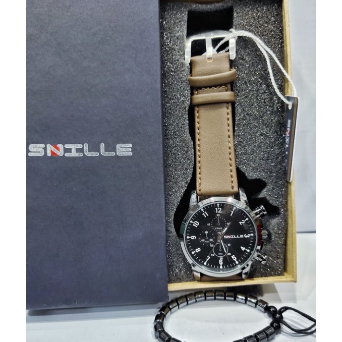 JAM TANGAN KULIT SNILLE 1023 G