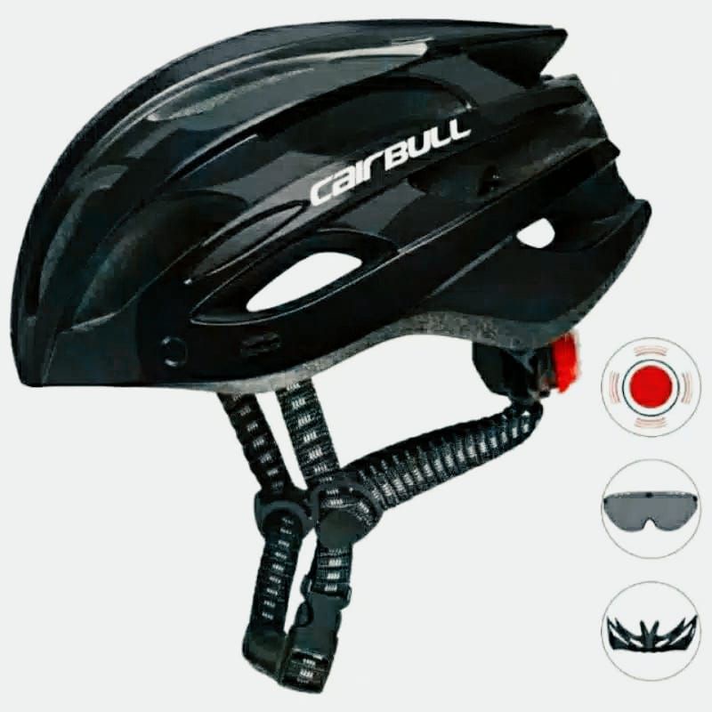 helm sepeda cairbull CB10 remove able visor magnet 3 mode