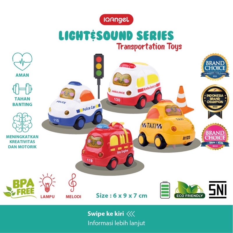 IQ ANGEL CAR TOYS QA002 - MAINAN ANAK