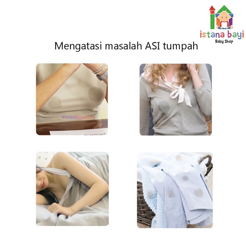 Avent Washable Breastpads (isi 6 pcs) with laundry bag/Penyerap Asi