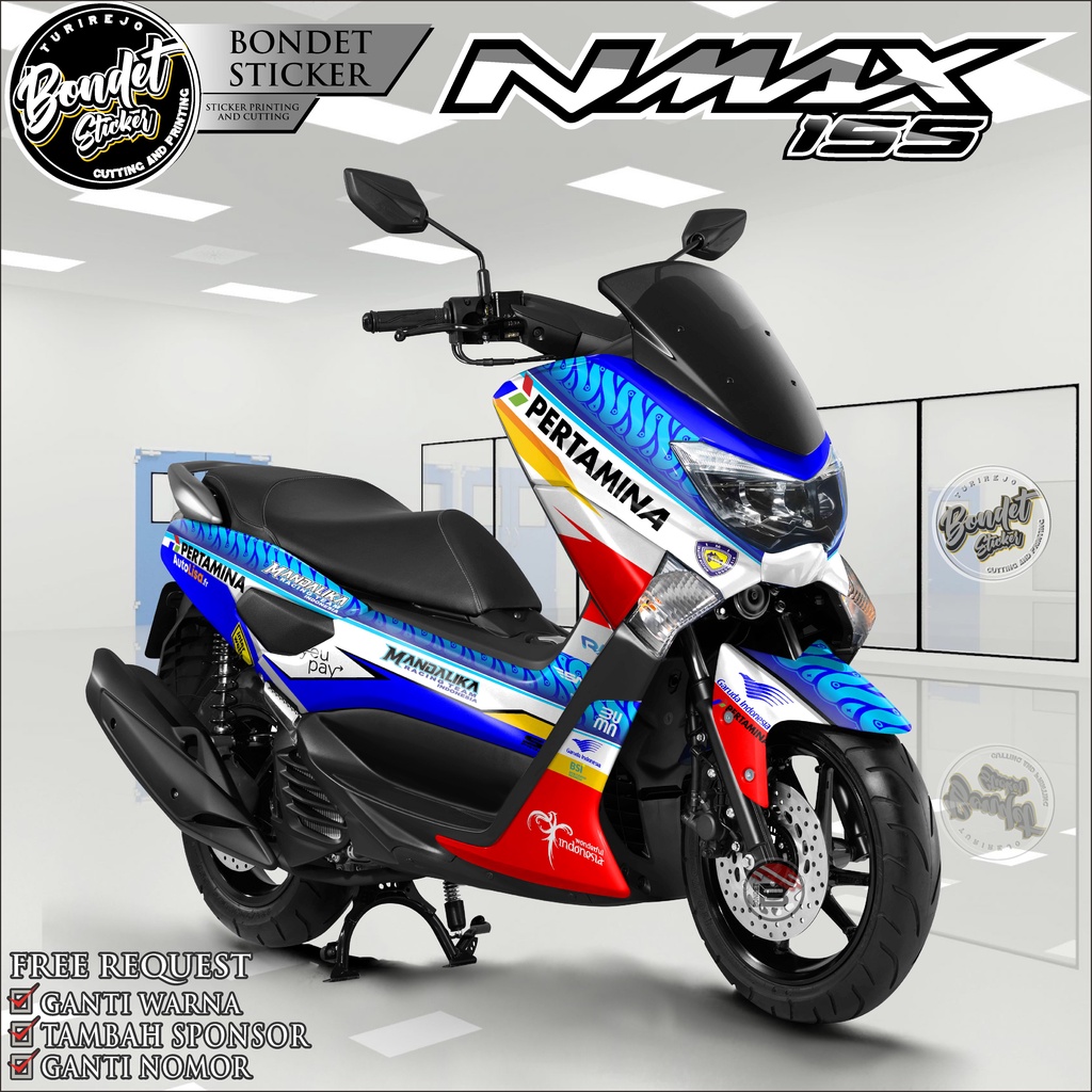 STICKER DECAL YAMAHA NMAX OLD FULL BODY KODE NMX-19