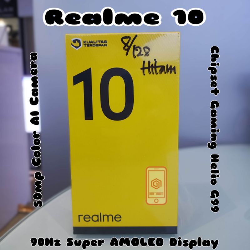 Realme 10 Ram 8GB Internal 256GB Ram 8GB Internal 128GB Ram 4GB Internal 128GB Garansi Resmi 1Tahun