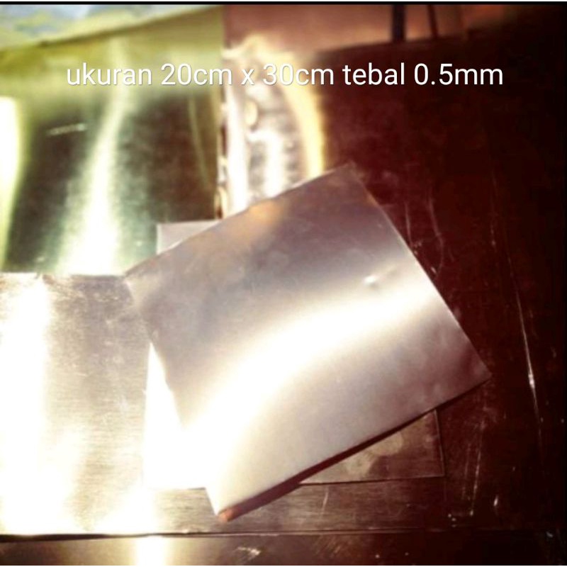 lembaran plat tembaga tebal 0,2mm ukura 15×10cm